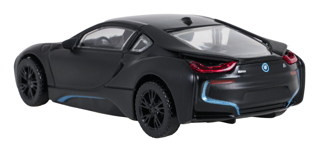 Kovový model RASTAR BMW i8 1 : 43 – čierny – pohľad 4