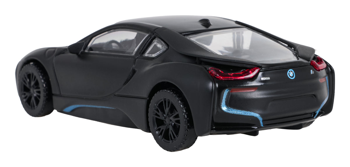 Kovový model RASTAR BMW i8 1 : 43 – čierny – pohľad 4