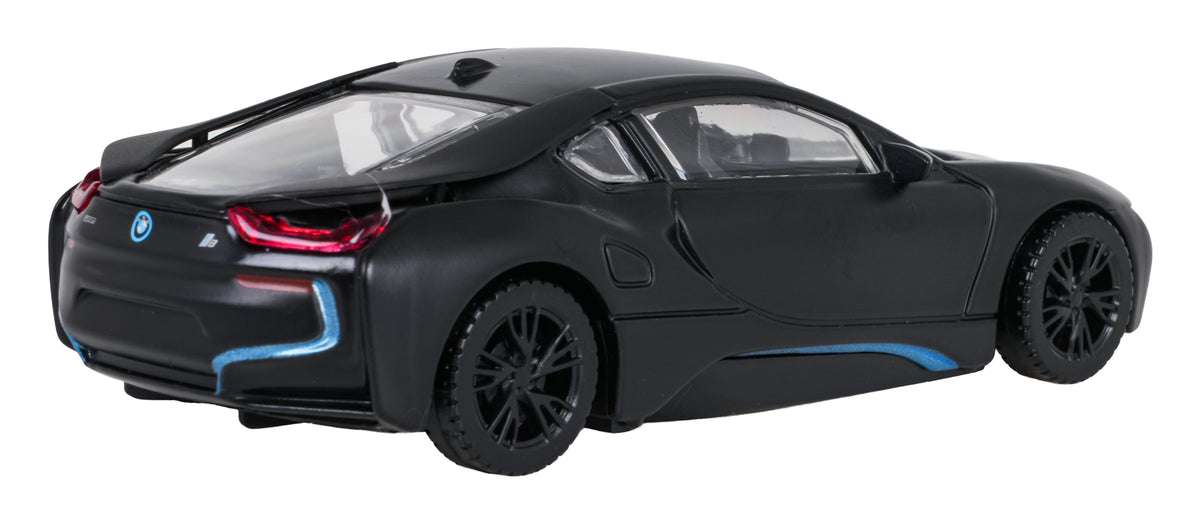 Kovový model RASTAR BMW i8 1 : 43 – čierny – pohľad 5