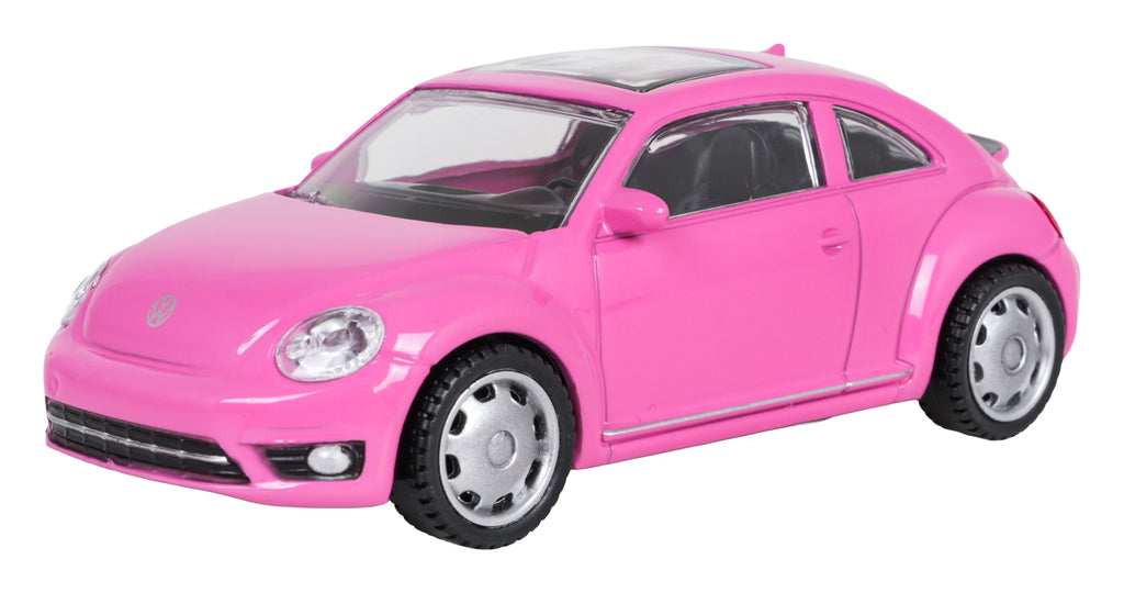 Kovový model RASTAR Volkswagen Beetle 1 : 43 – ružový – pohľad 3