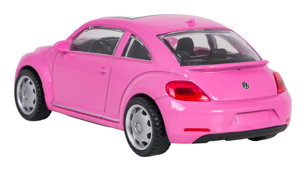 Kovový model RASTAR Volkswagen Beetle 1 : 43 – ružový – pohľad 4