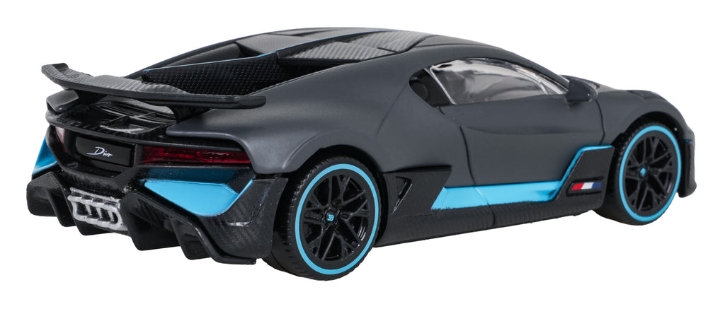 Kovový model RASTAR Bugatti Divo 1 : 43 – sivý – pohľad 5