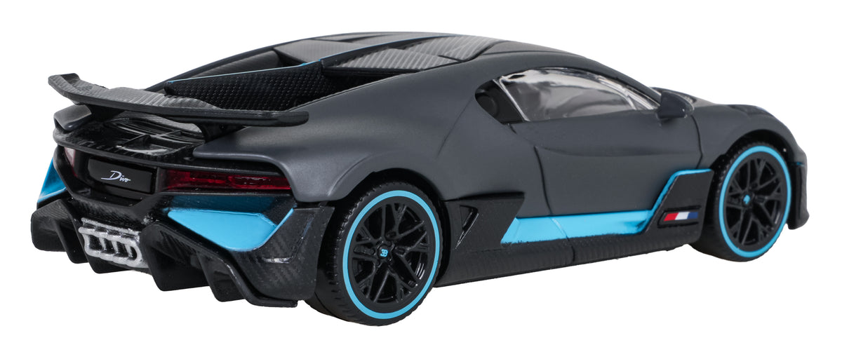 Kovový model RASTAR Bugatti Divo 1 : 43 – sivý – pohľad 5