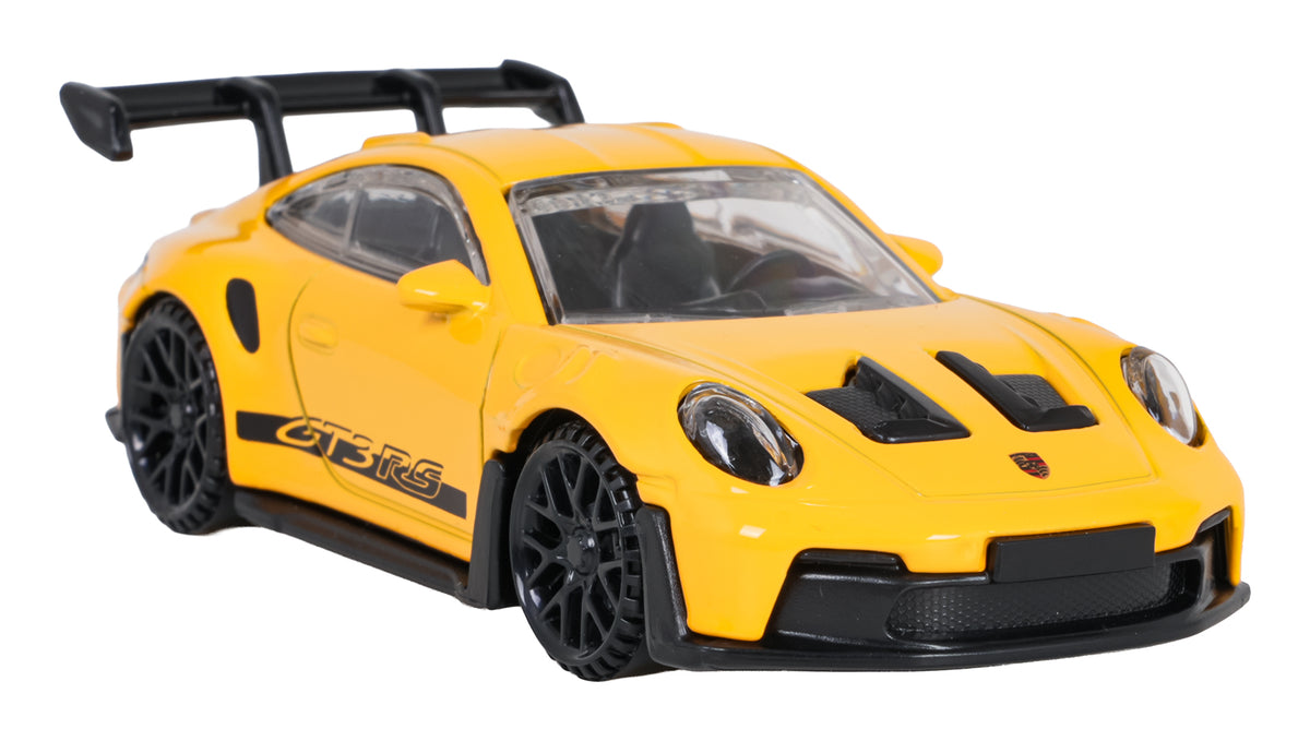 Kovový model RASTAR Porsche 911 GT3 RS 1 : 43 – žltý – pohľad 5