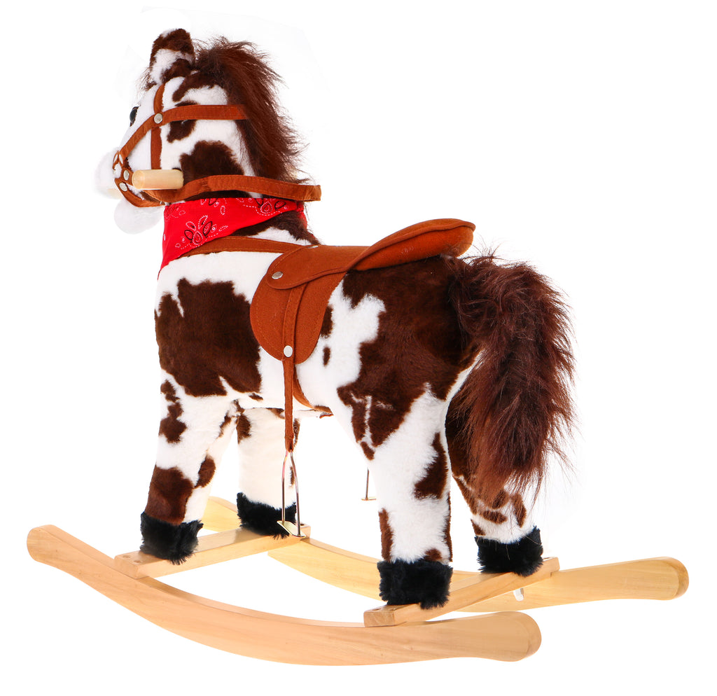 Plyšový hojdací koník Pony so zvukmi – výška 66 cm – pohľad 3