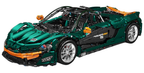 Stavebnica Mold King športové auto 1 : 8 – zelená, 3 268 dielov – pohľad 3