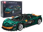 Stavebnica Mold King športové auto 1 : 8 – zelená, 3 268 dielov – pohľad 2