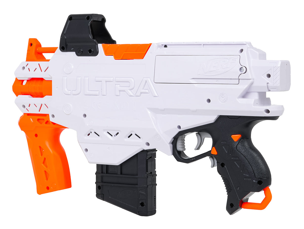 NERF Ultra AMP – hračkársky blaster so 6 penovými šípkami – pohľad 4