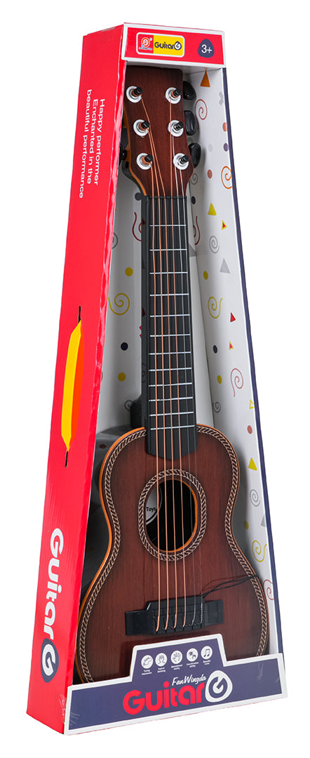 Detská gitara – tmavohnedá, 56 cm – pohľad 5