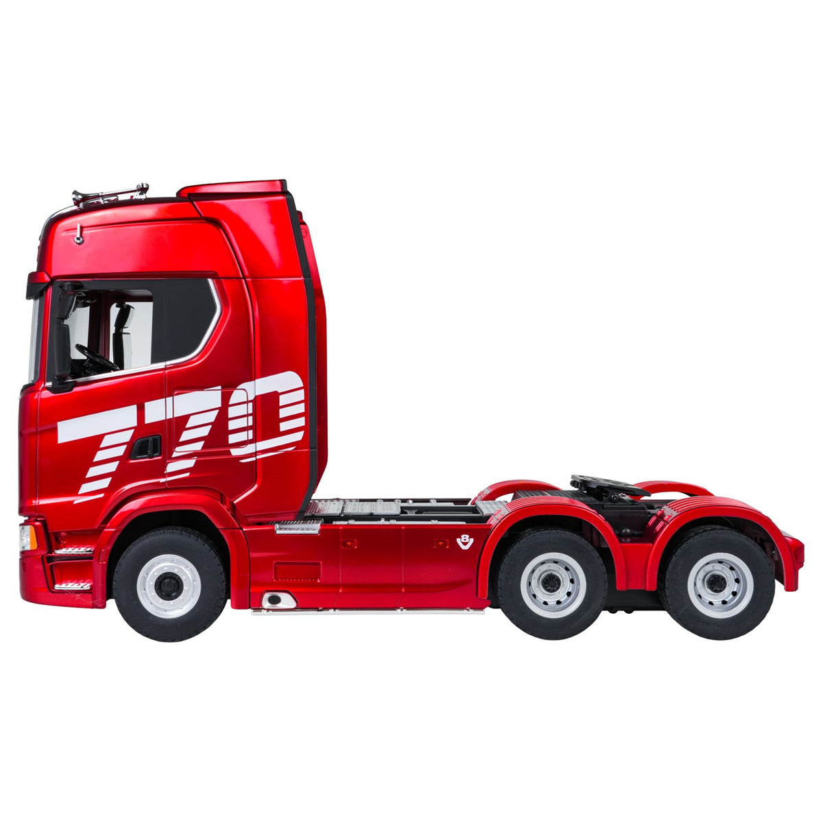 RC ťahač SCANIA 770S 1:18 – červený – pohľad 4