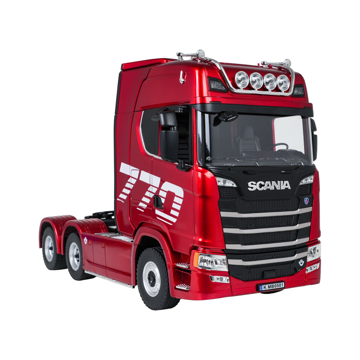 RC ťahač SCANIA 770S 1:18 – červený – pohľad 5