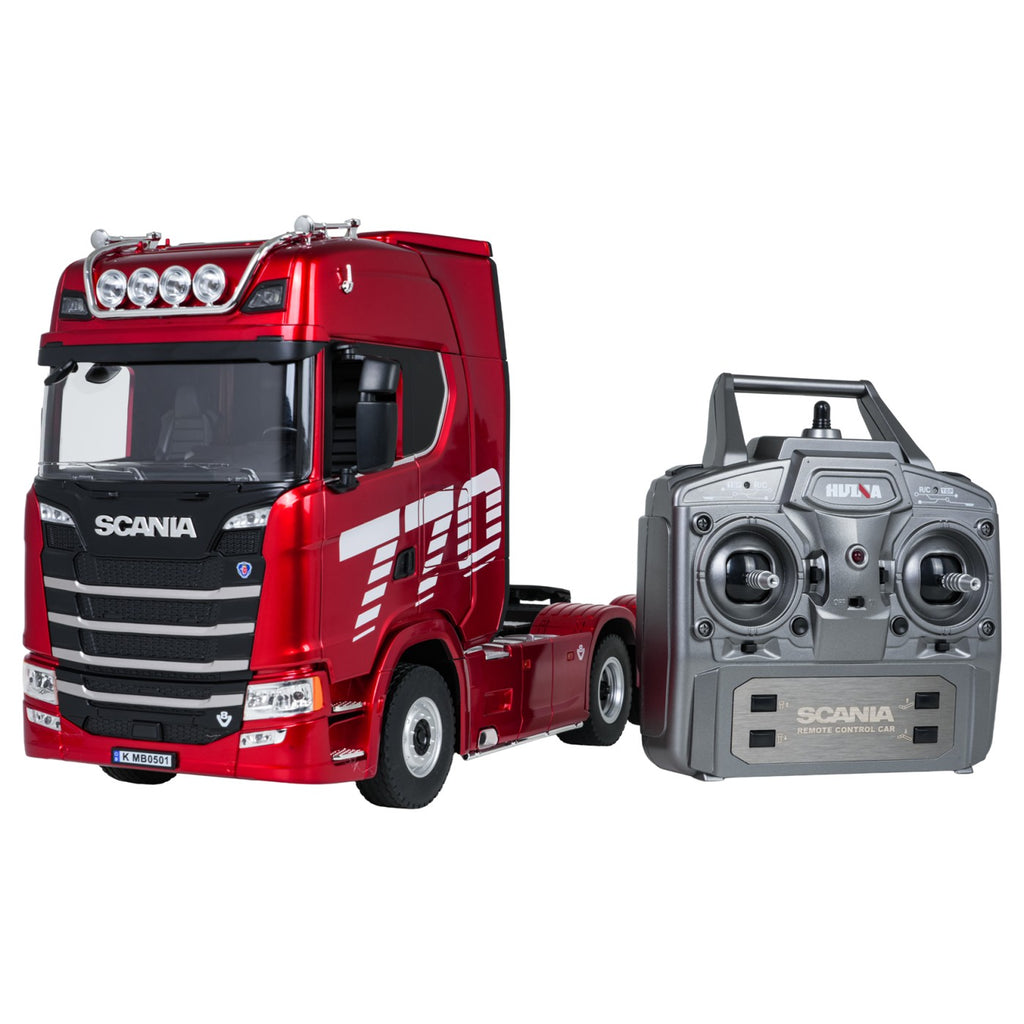 RC ťahač SCANIA 770S 1:18 – červený – pohľad 8