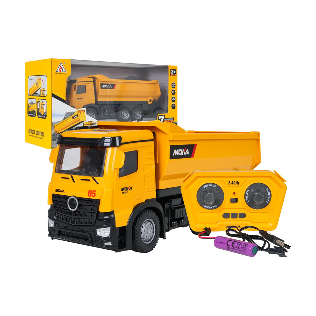 RC sklápač MOIKA – žltý – pohľad 1