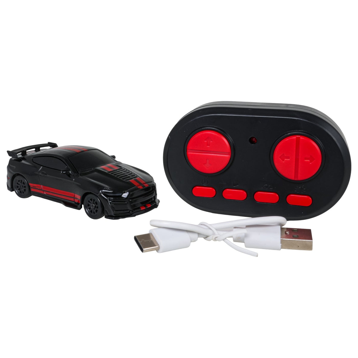 RC auto drift mini 1:64 SPIDER – čierna – pohľad 2
