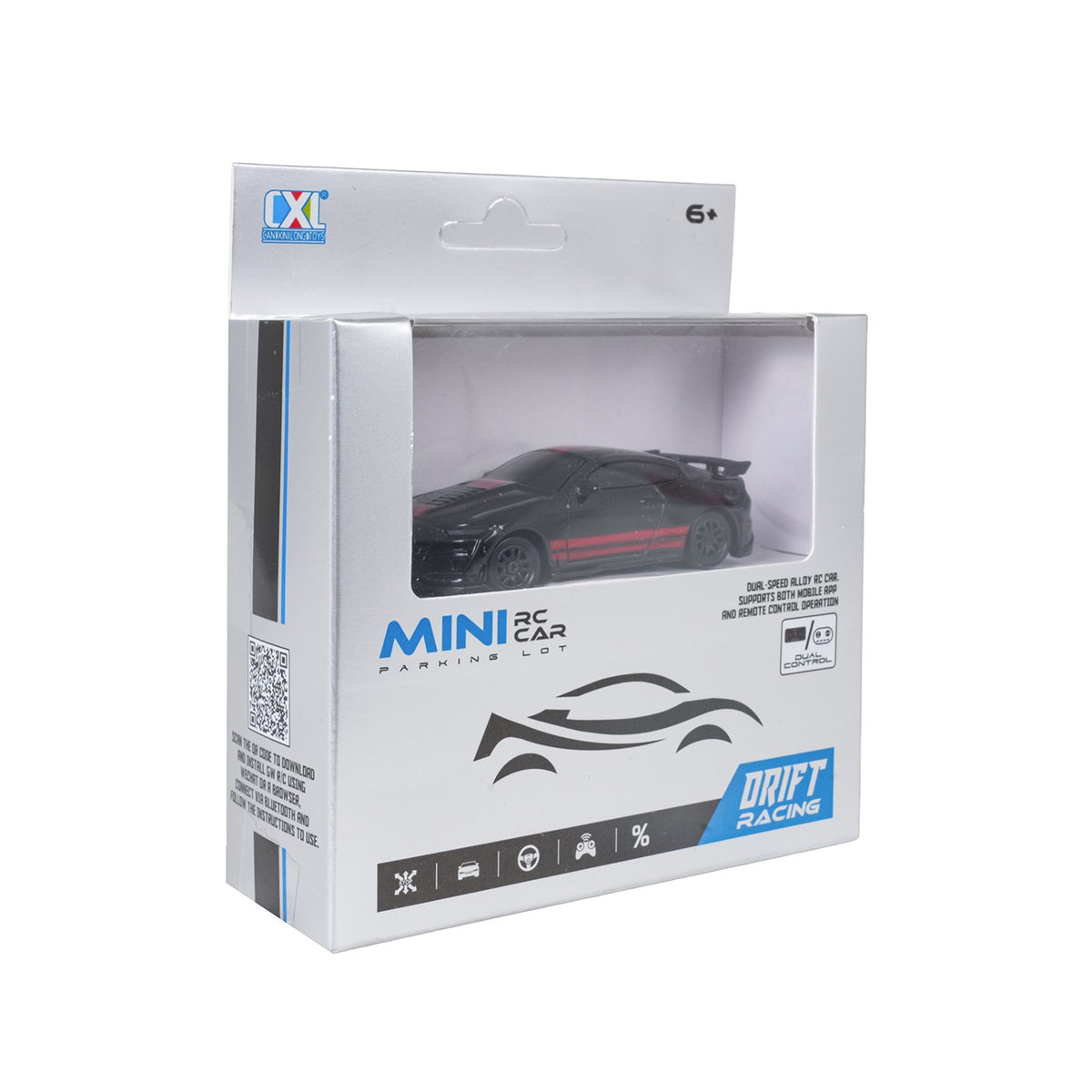 RC auto drift mini 1:64 SPIDER – čierna – pohľad 9