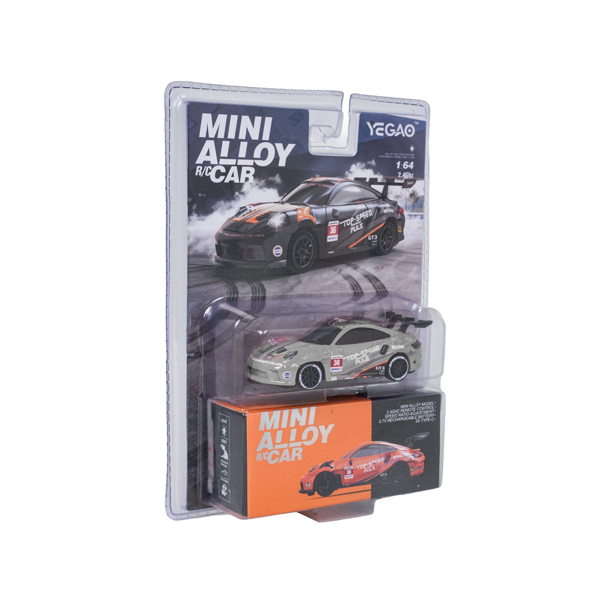 RC auto 1:64 TOP SPEED drift – čierna – pohľad 8