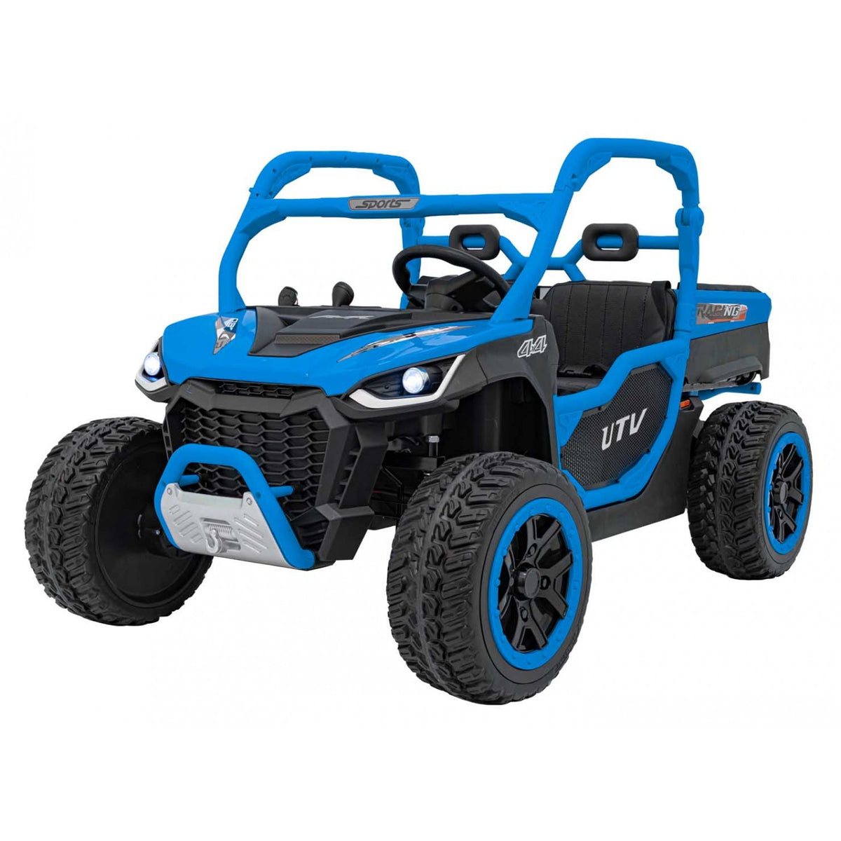 Elektrické autíčko Farmer Truck UTV Racing 24 V – modré – fotografia 1