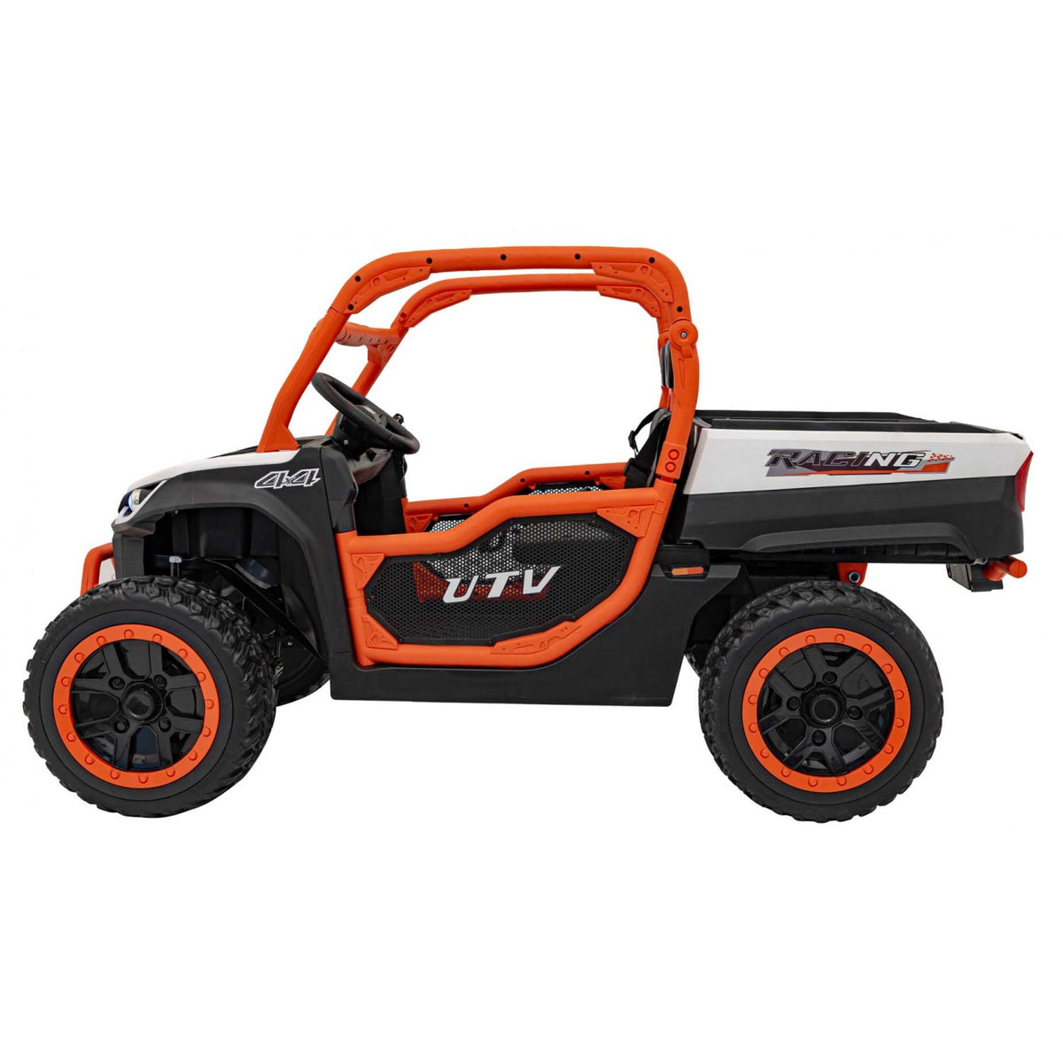 Elektrické autíčko Farmer Truck UTV Racing 24 V – biele – fotografia 6