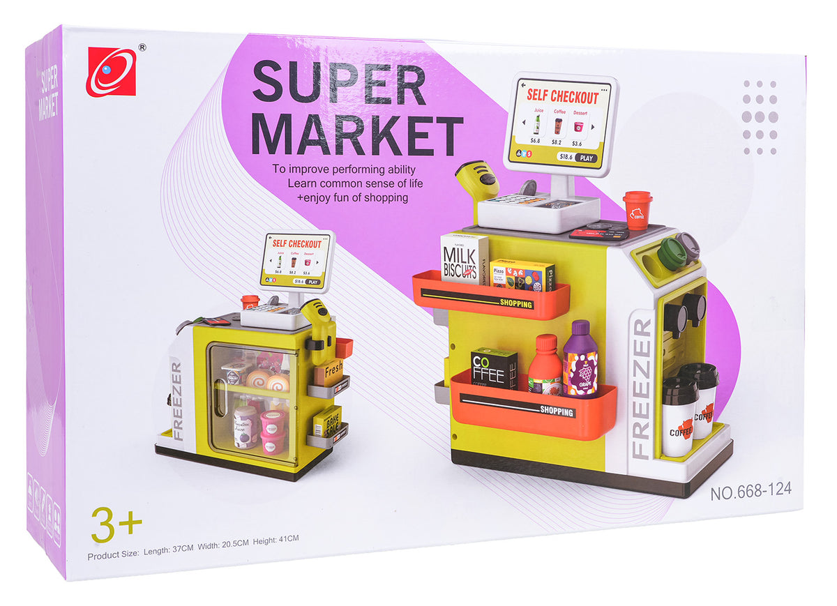 Detský mini supermarket s príslušenstvom