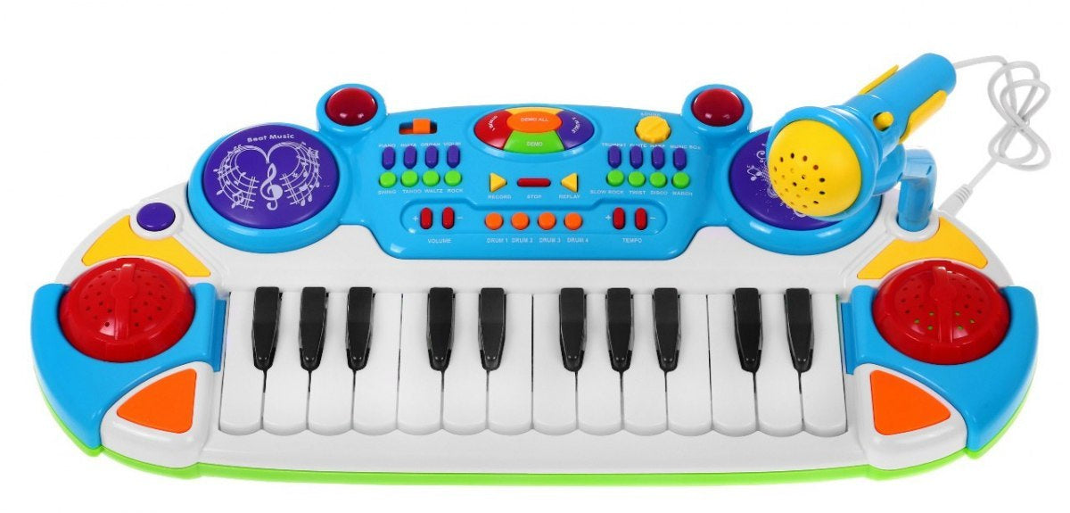 Detský keyboard BB335B so stojanom a stoličkou – 2