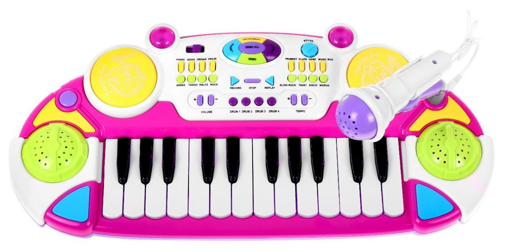 Detský keyboard BB335D so stojanom a stoličkou – 2