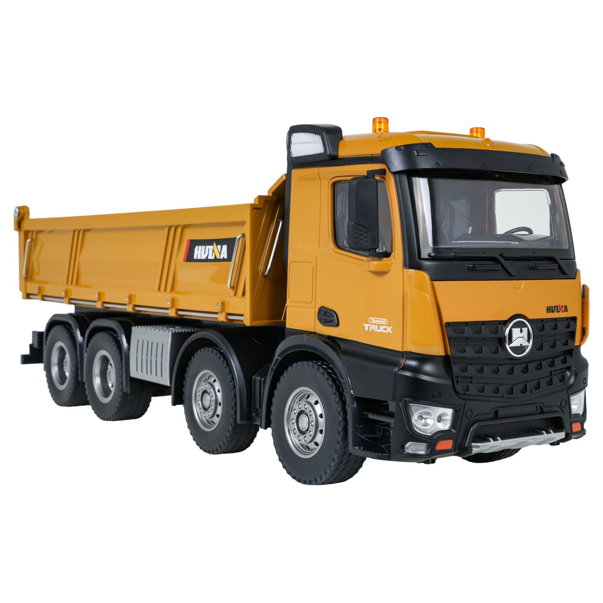 RC sklápač HUINA 1536 1:14 – žltý – 2