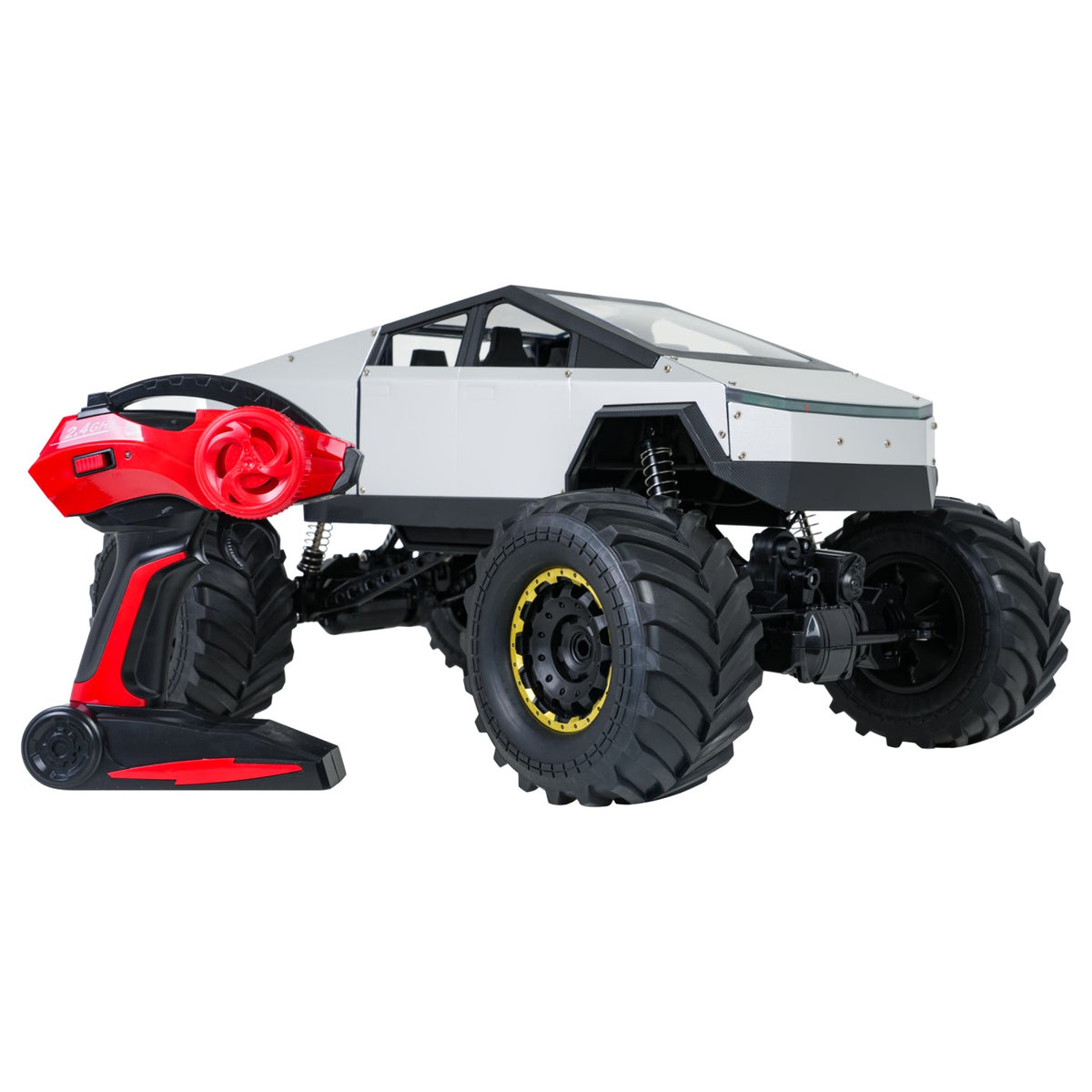 RC terénne auto ROCK CRAWLER TRUCK 4×4 1:8 – strieborné – 7