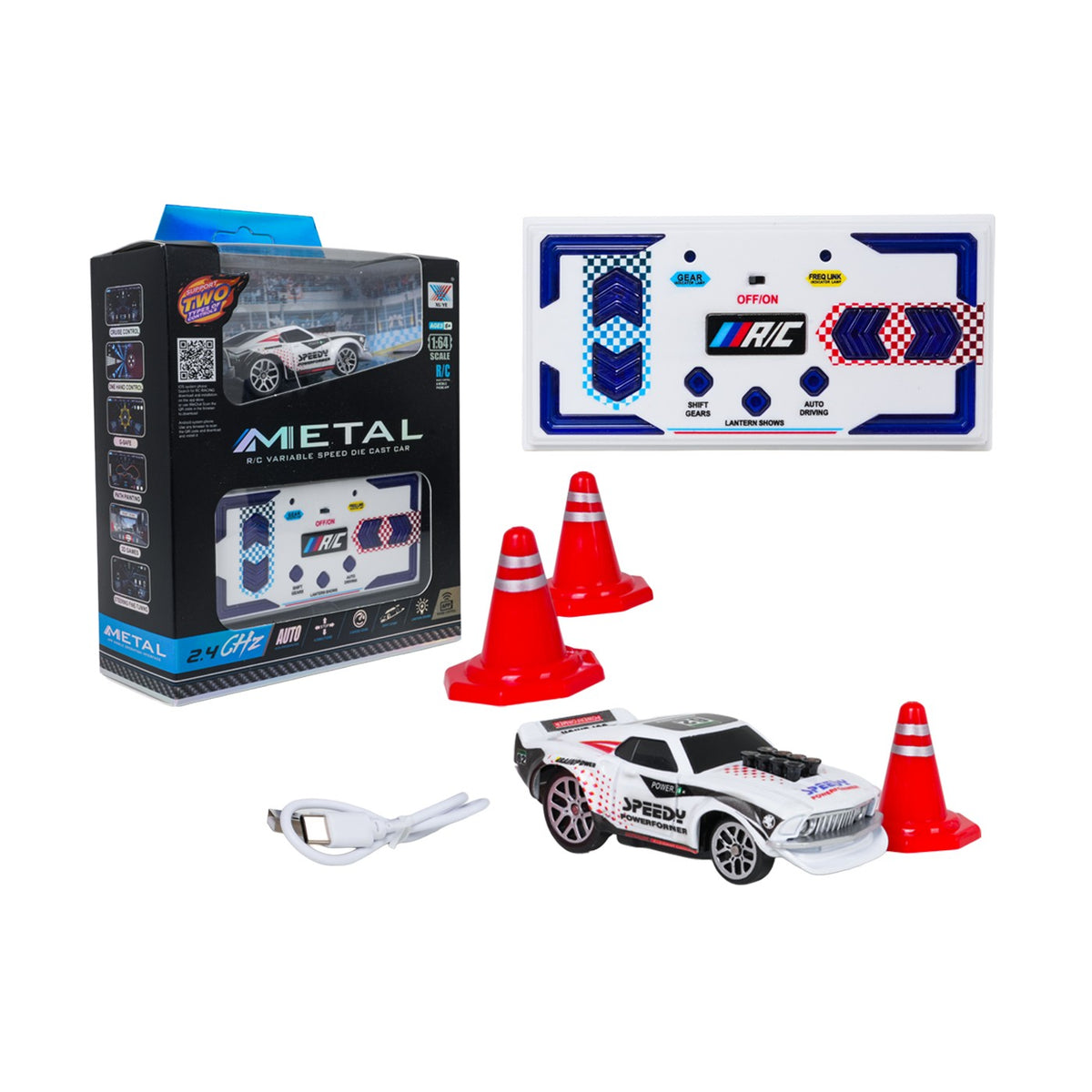 RC auto drift 1:64 SPEEDY s príslušenstvom – 2
