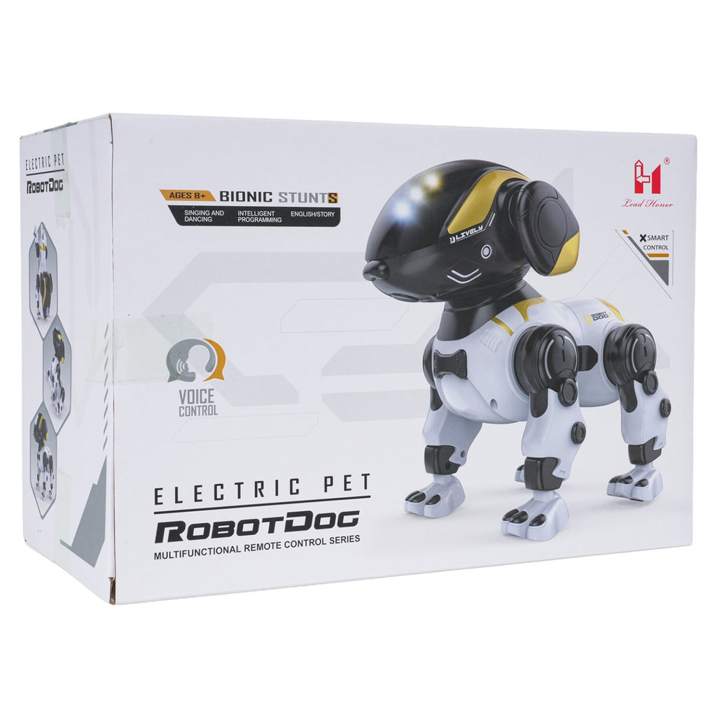 RC robotický psík BUNNY s hlasovým ovládaním – biely – 8