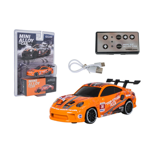 RC auto 1:64 TOP SPEED drift – oranžová – 2