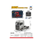 RC ťahač SCANIA 770S 1:18 – sivý