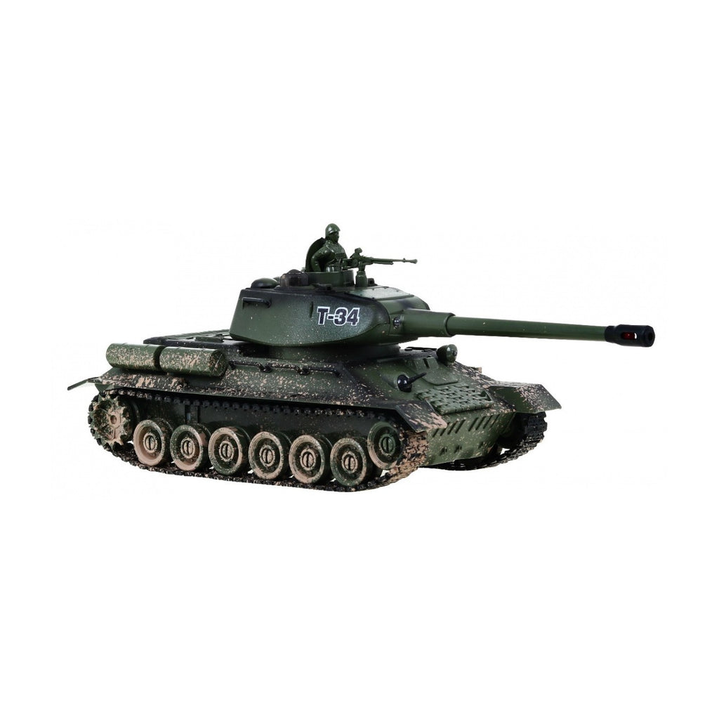 RC tank T-34 s infračerveným súbojom a bunkrom 1:28