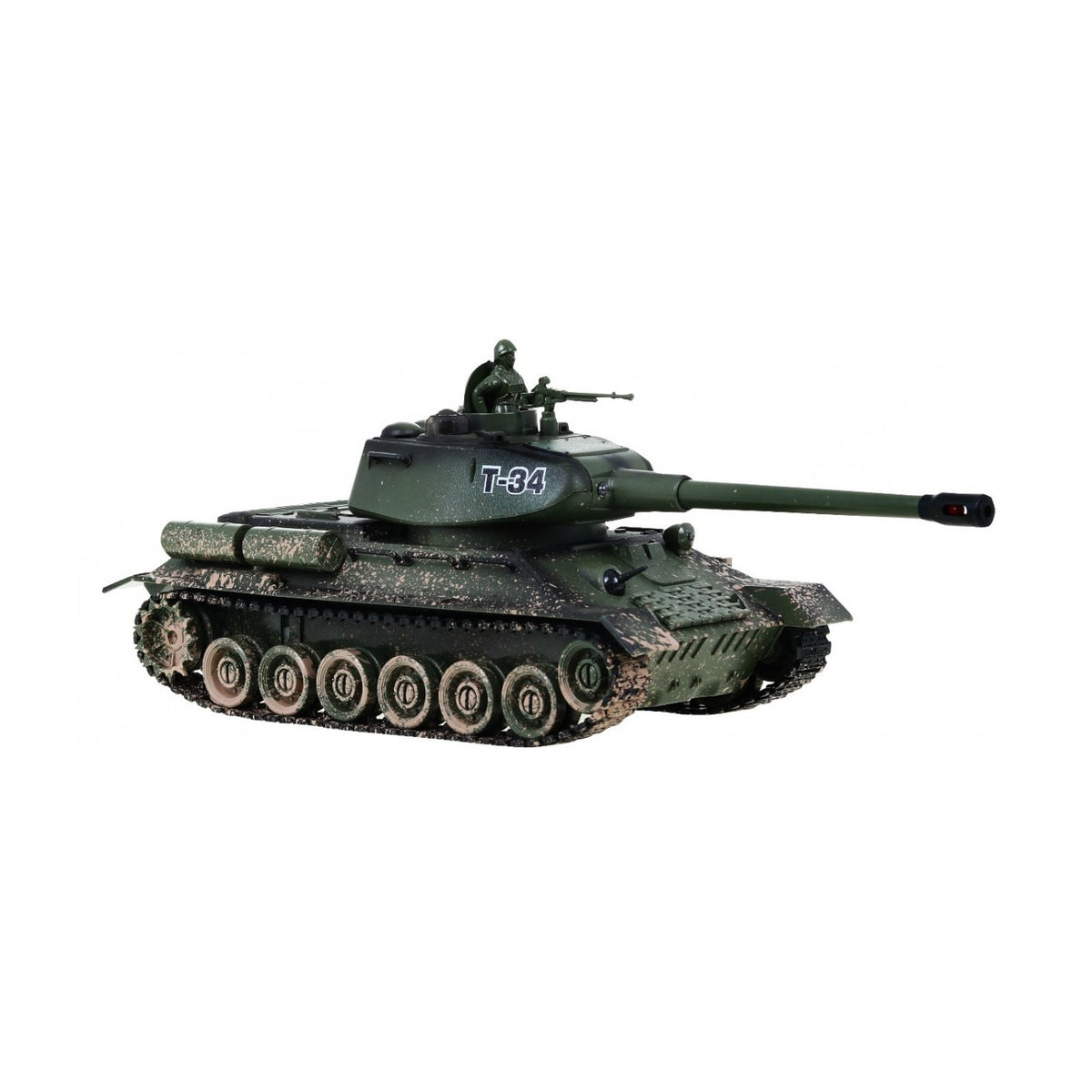 RC tank T-34 s infračerveným súbojom a bunkrom 1:28